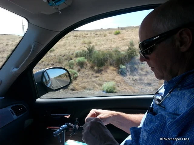 Tying on the Road | www.johnkreft.com