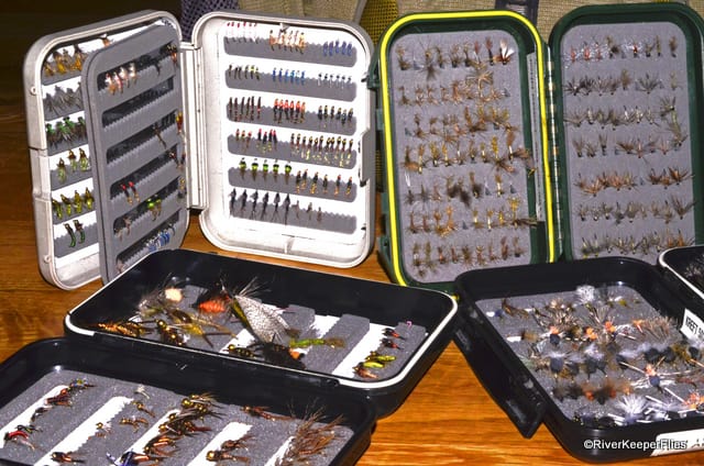 Vintage Orvis Fly Fishing Box Contains Roughly 33 Flies Most New Dry Flies