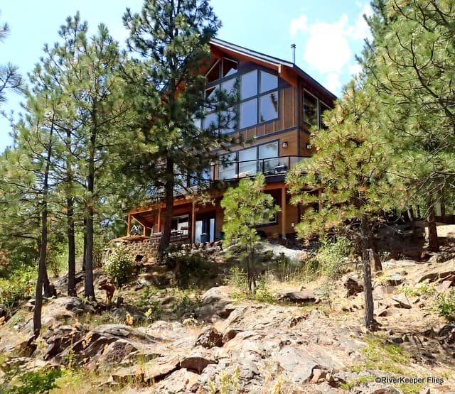 Black Bear Lodge from River | www.johnkreft.com
