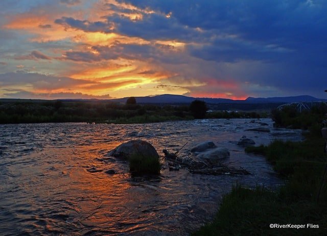Madison River Sunset over Water | www.johnkreft.com