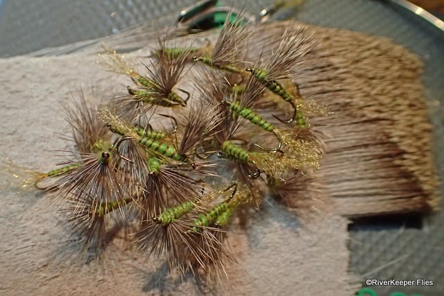 Green Drake Sparkle Dun on Deer Hair | www.johnkreft.com