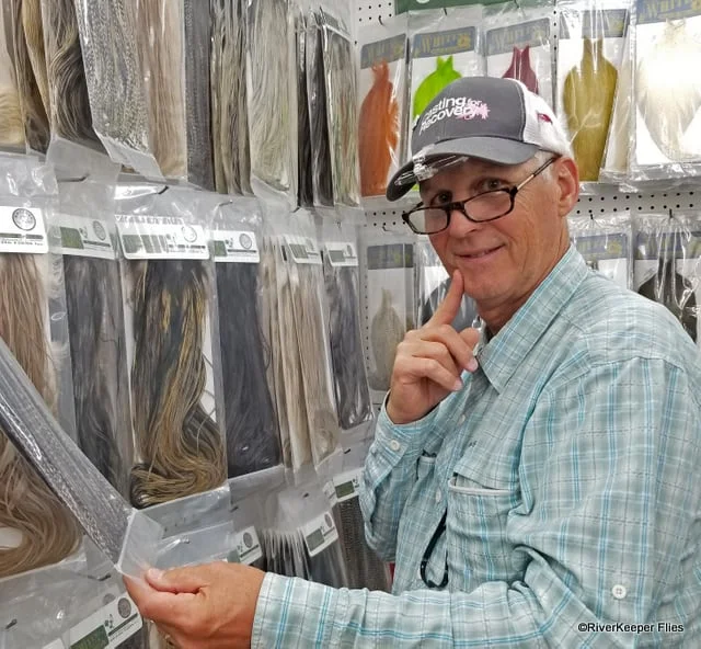 Shopping for Hackle at Campfire Lodge | www.johnkreft.com