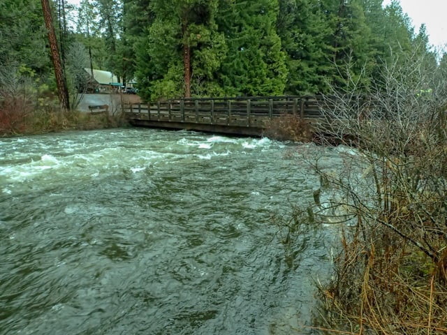 Wizard Falls Bridge - Upstream | www.johnkreft.com