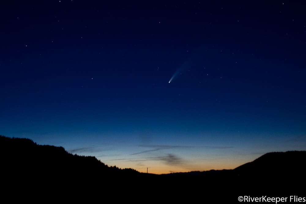 NEOWISE Comet Over Madison River Valley | www.johnkreft.com