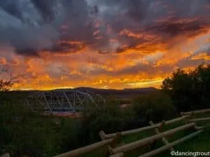 Sunset at $3 Bridge on Madison River | www.johnkreft.com