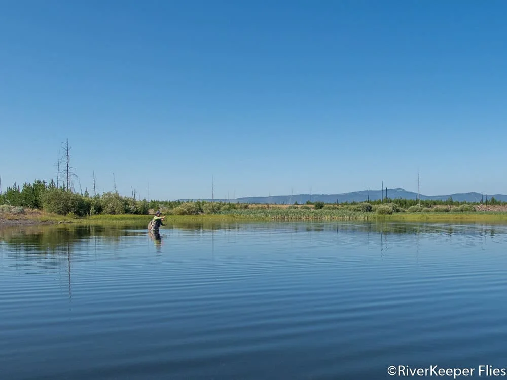 Dancingtrout casting on Hebgen Lake | www.johnkreft.com