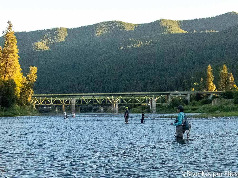 Fishing on Clark Fork with Other Anglers | www.johnkreft.com