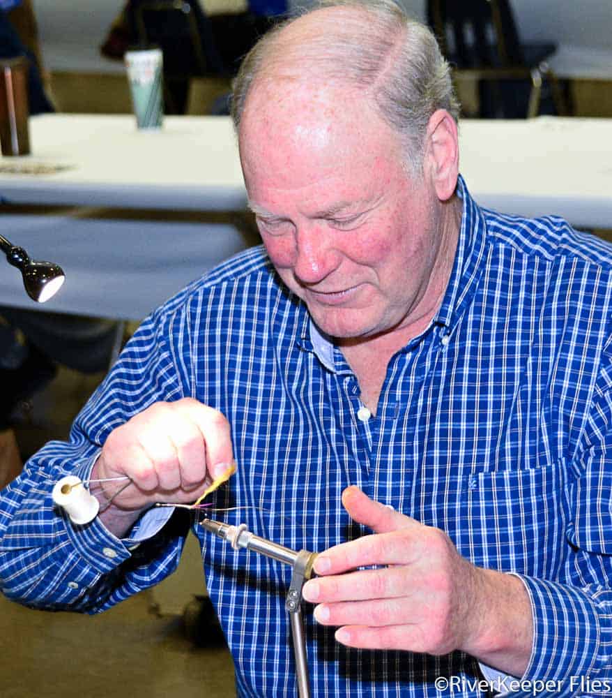 Dave McNeese at 2018 NW Fly Tyer & Fly Fishing Expo | www.johnkreft.com