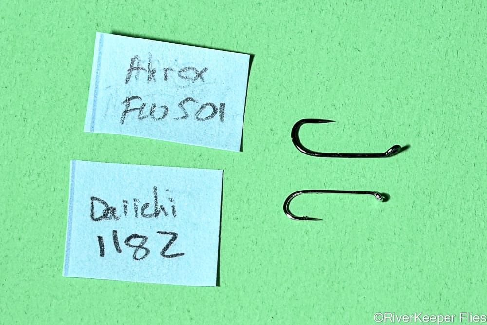 Comparing Ahrex FW501 with Daiichi 1182 Hooks | www.johnkreft.com