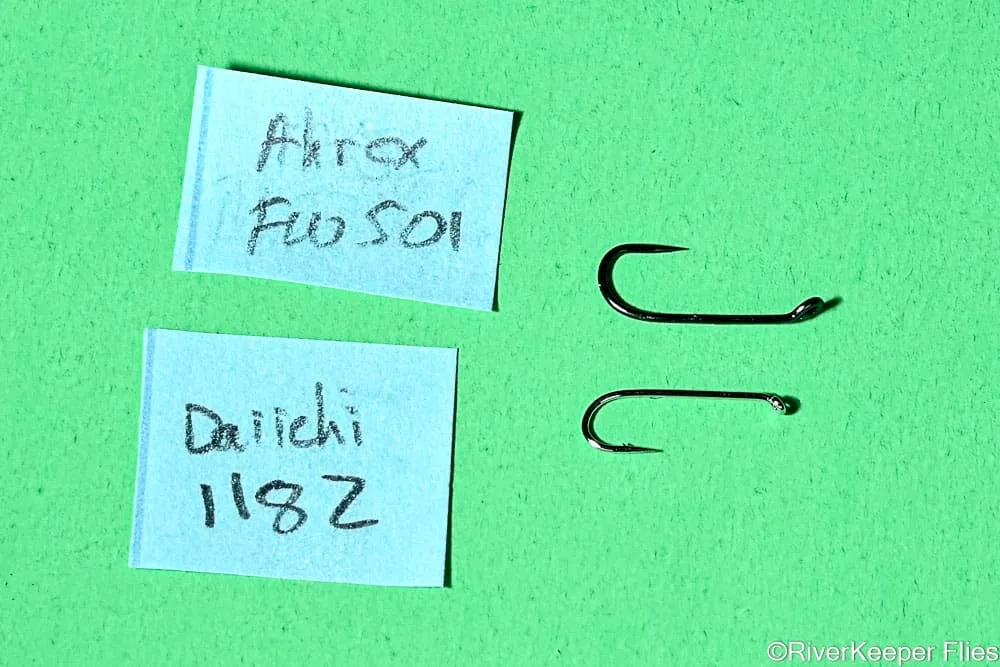 Comparing Ahrex FW501 with Daiichi 1182 Hooks | www.johnkreft.com