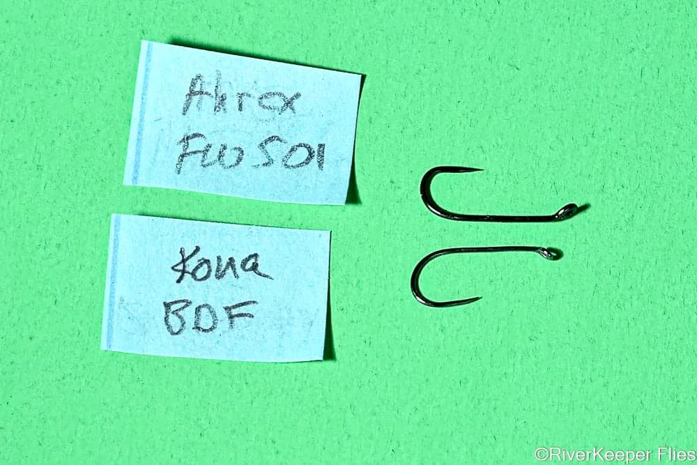 Comparing Ahrex FW501 with Kona BDF Hooks | www.johnkreft.com