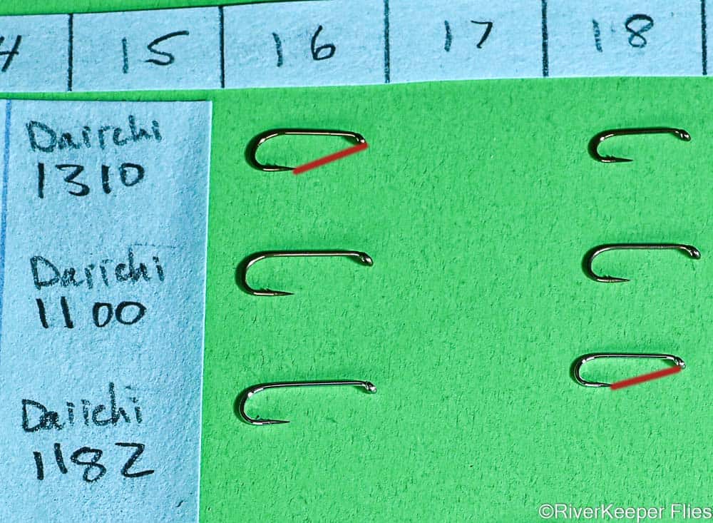 Comparing Hook Gape | www.johnkreft.com