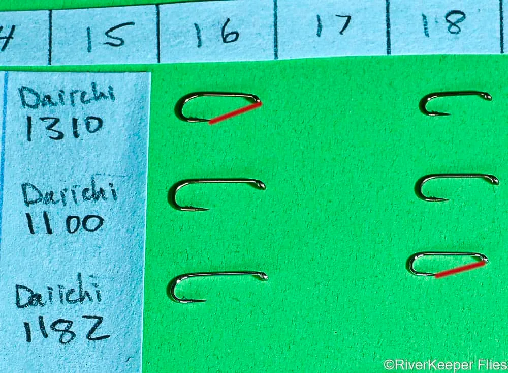 Comparing Hook Gape | www.johnkreft.com