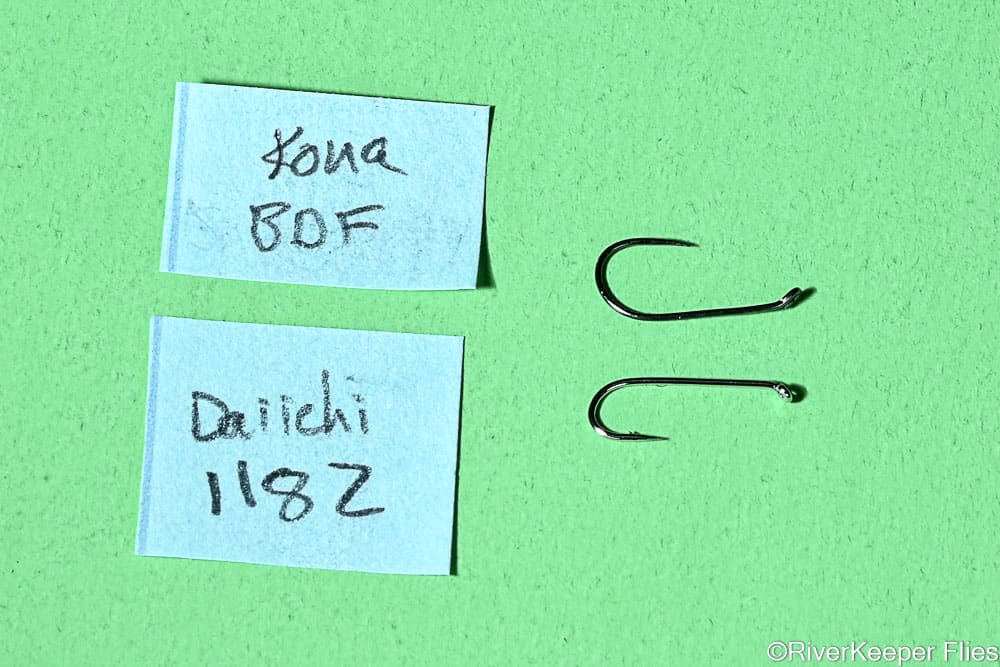 Comparing Kona BDF and Daiichi 1182 Hooks | www.johnkreft.com