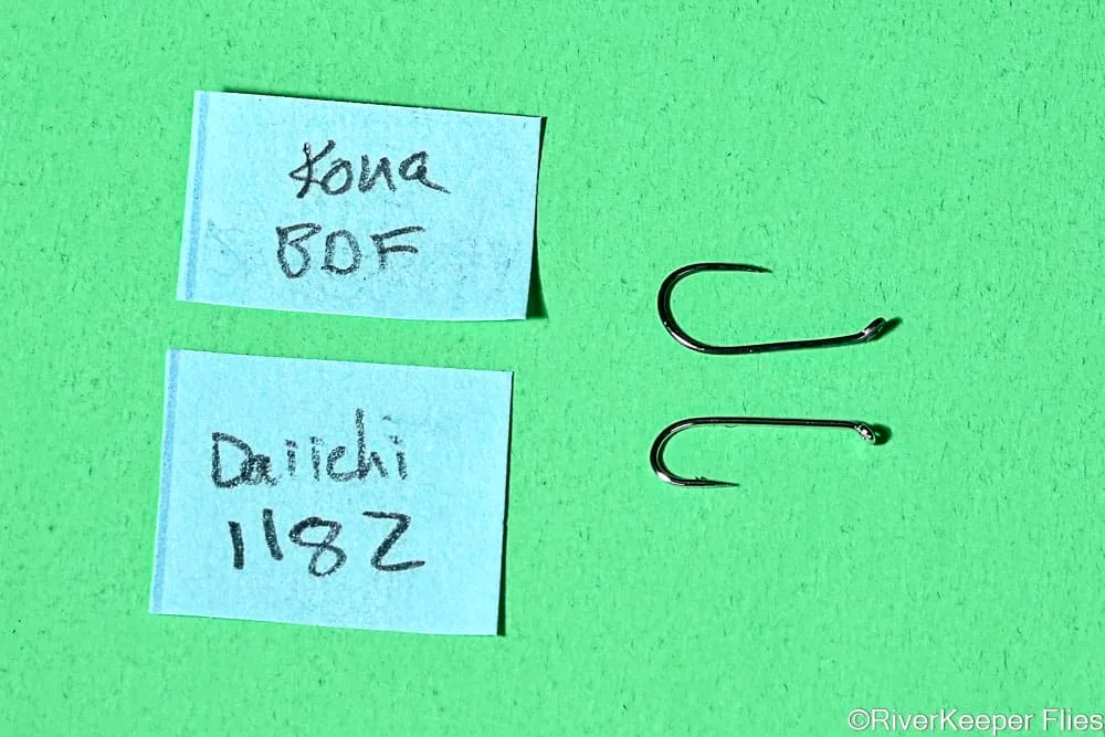 Comparing Kona BDF and Daiichi 1182 Hooks | www.johnkreft.com