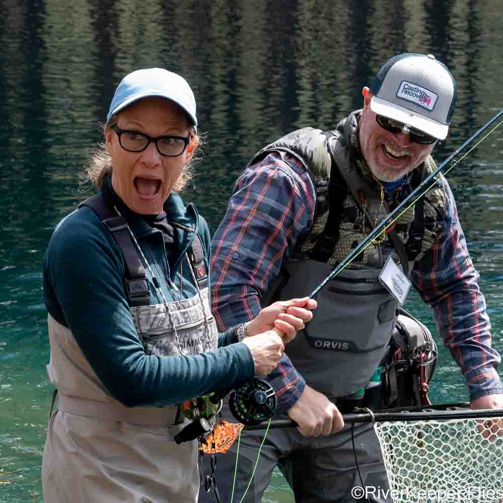 2023 CFR Oregon North - Lori with first fish | www.johnkreft.com