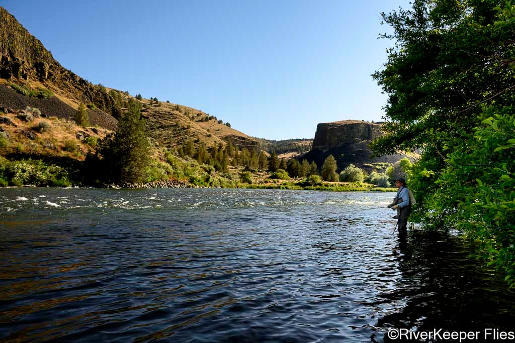 Dancingtrout Fishing a Deschutes Run | www.johnkreft.com