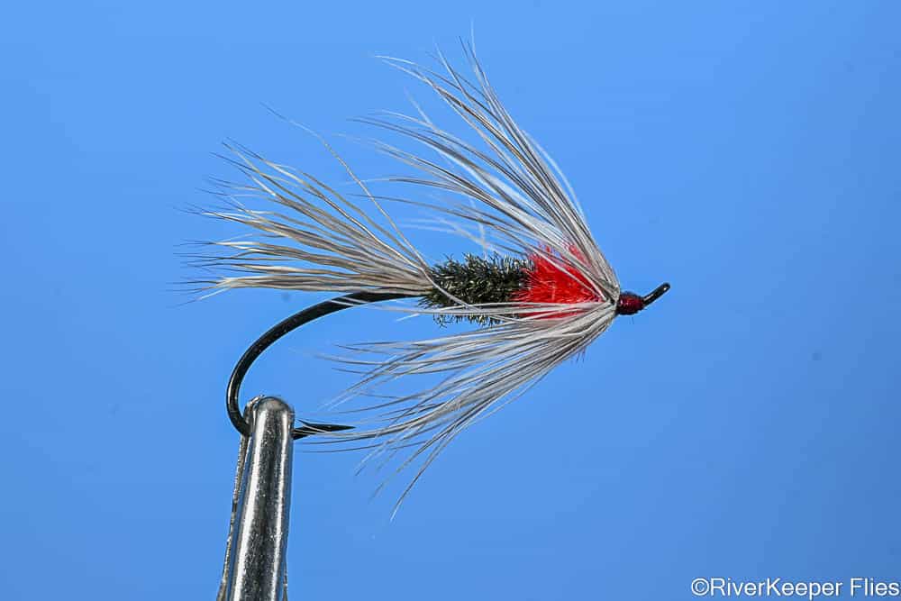 Deer Hair Tail - Peacock - Red Ostrich - Grizzly Wing | www.johnkreft.com