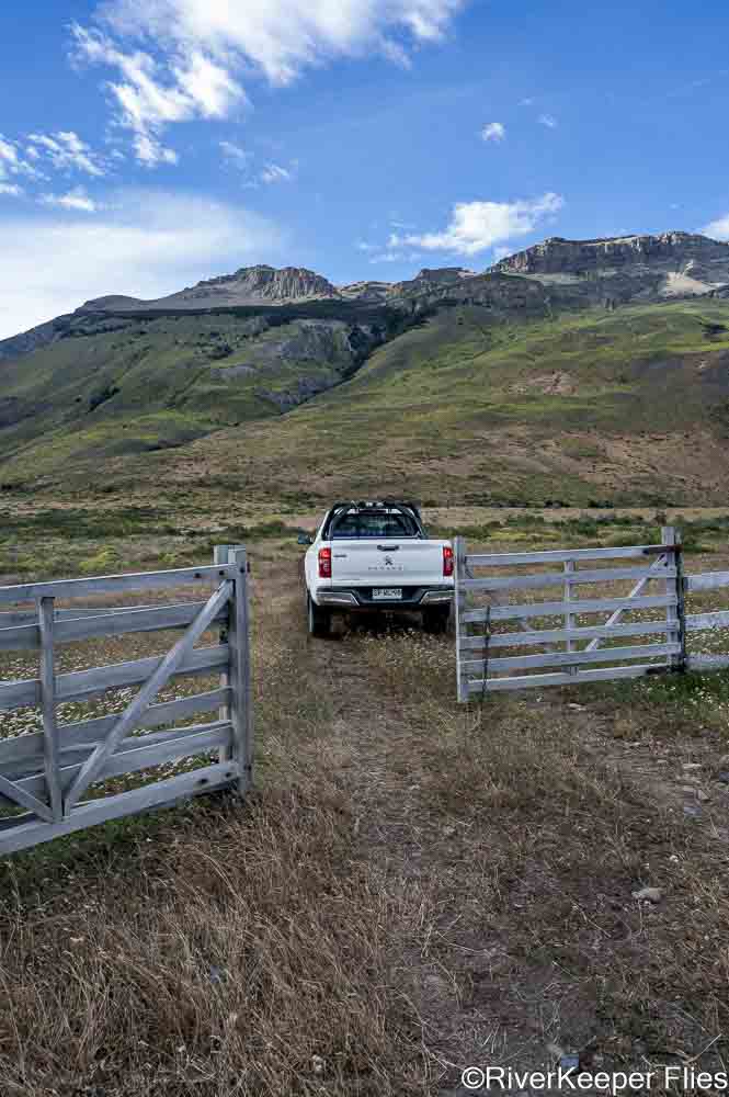 Driving through Gates on Rio Tres Pasos | www.johnkreft.com