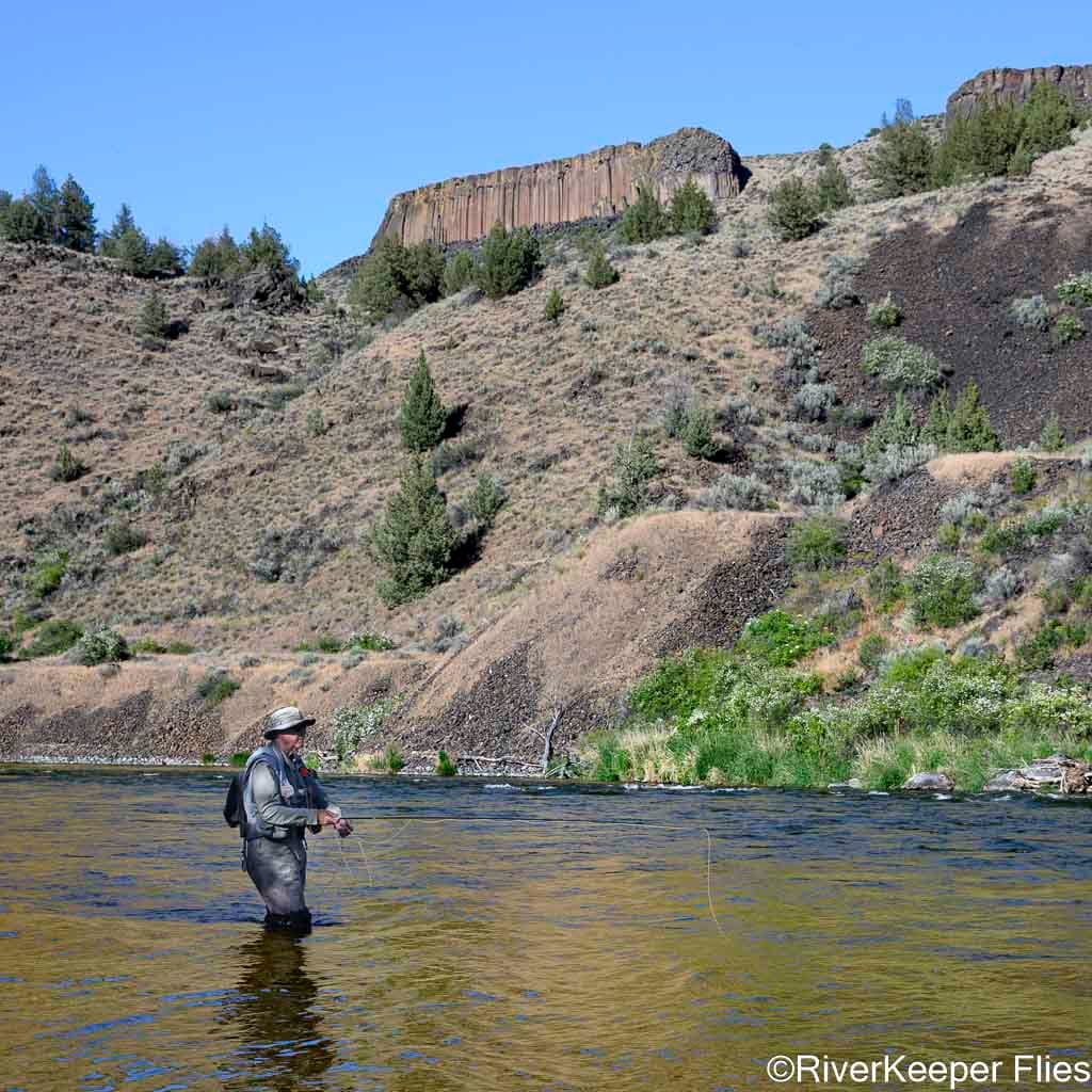 Eric Flyfishing Deschutes River | www.johnkreft.com