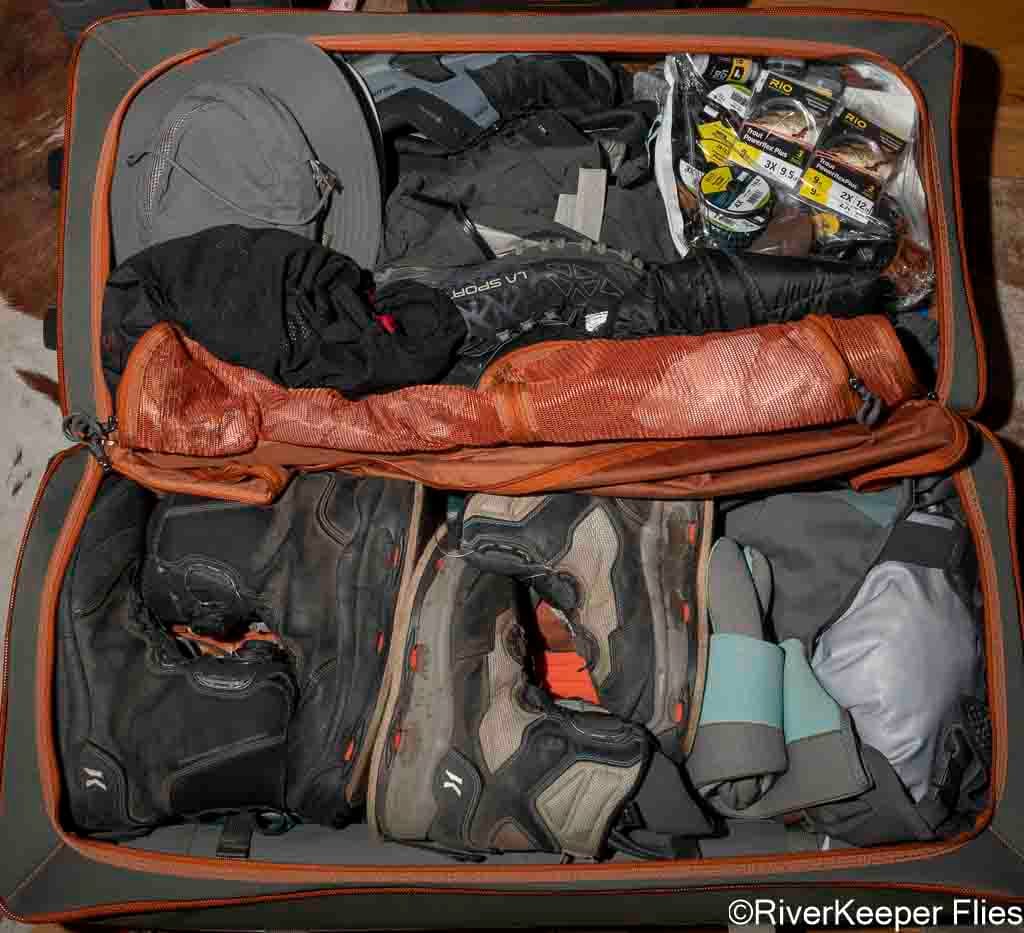 Fishpond Roller Bag Packed for Patagonia | www.johnkreft.com
