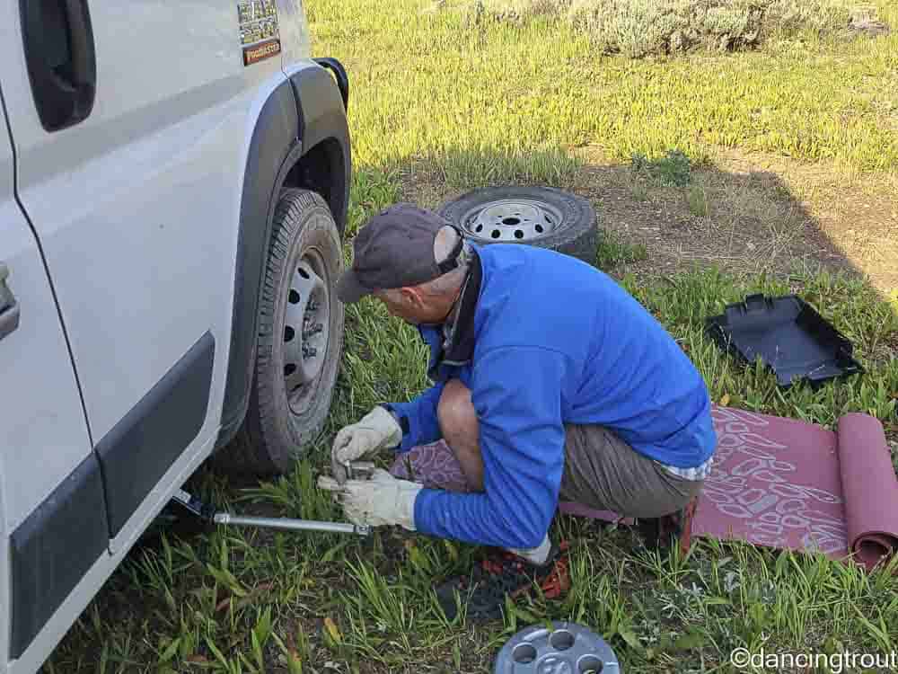 Flat Tire on Grey's River | www.johnkreft.com