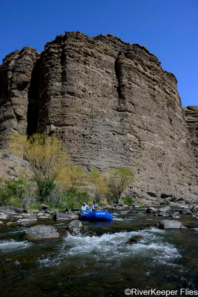 Floating Rio Trocoman with Large Rock in Background | www.johnkreft.com