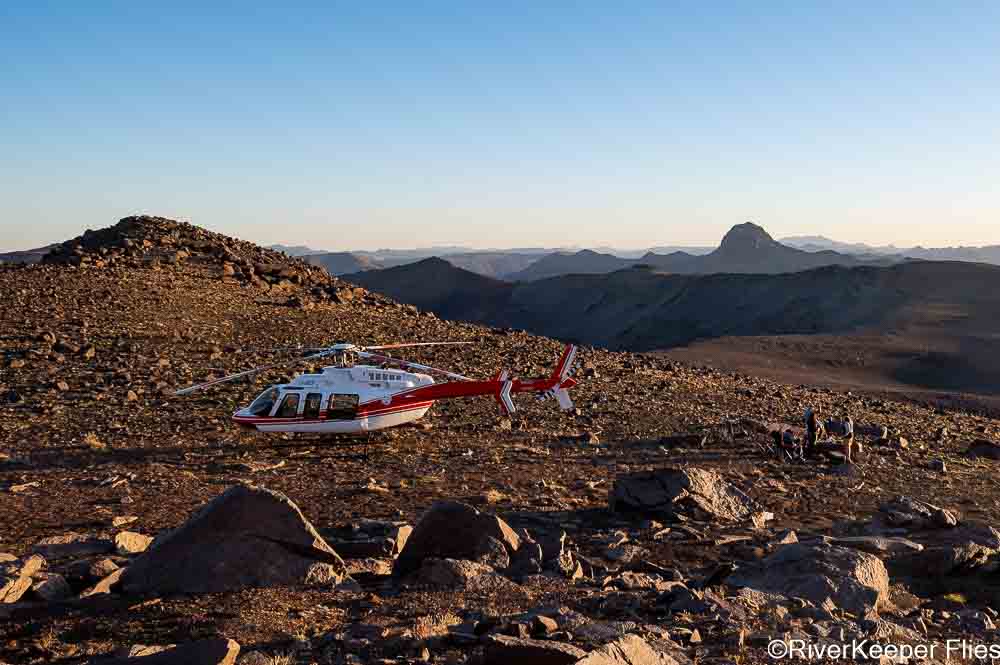 Helicopter on Top of Mountain for Sunset | www.johnkreft.com