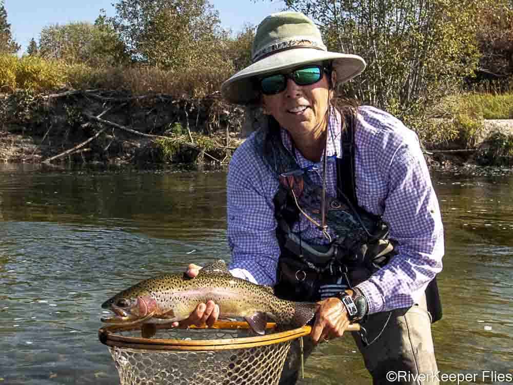 Karen with Bitterroot Rainbow | www.johnkreft.com