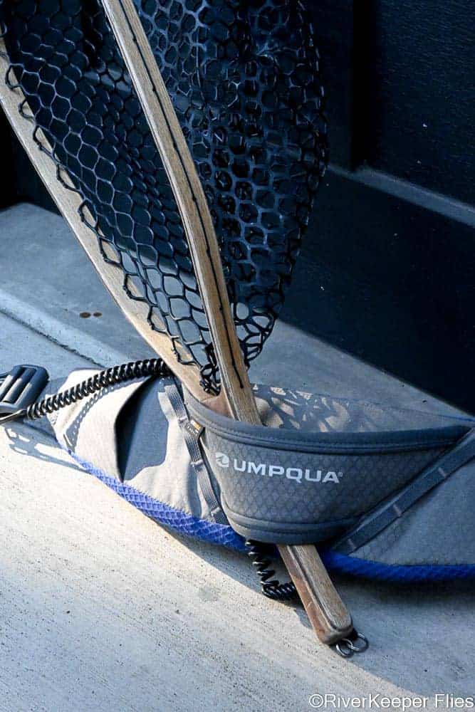 Net in Umpqua Wader Belt | www.johnkreft.com