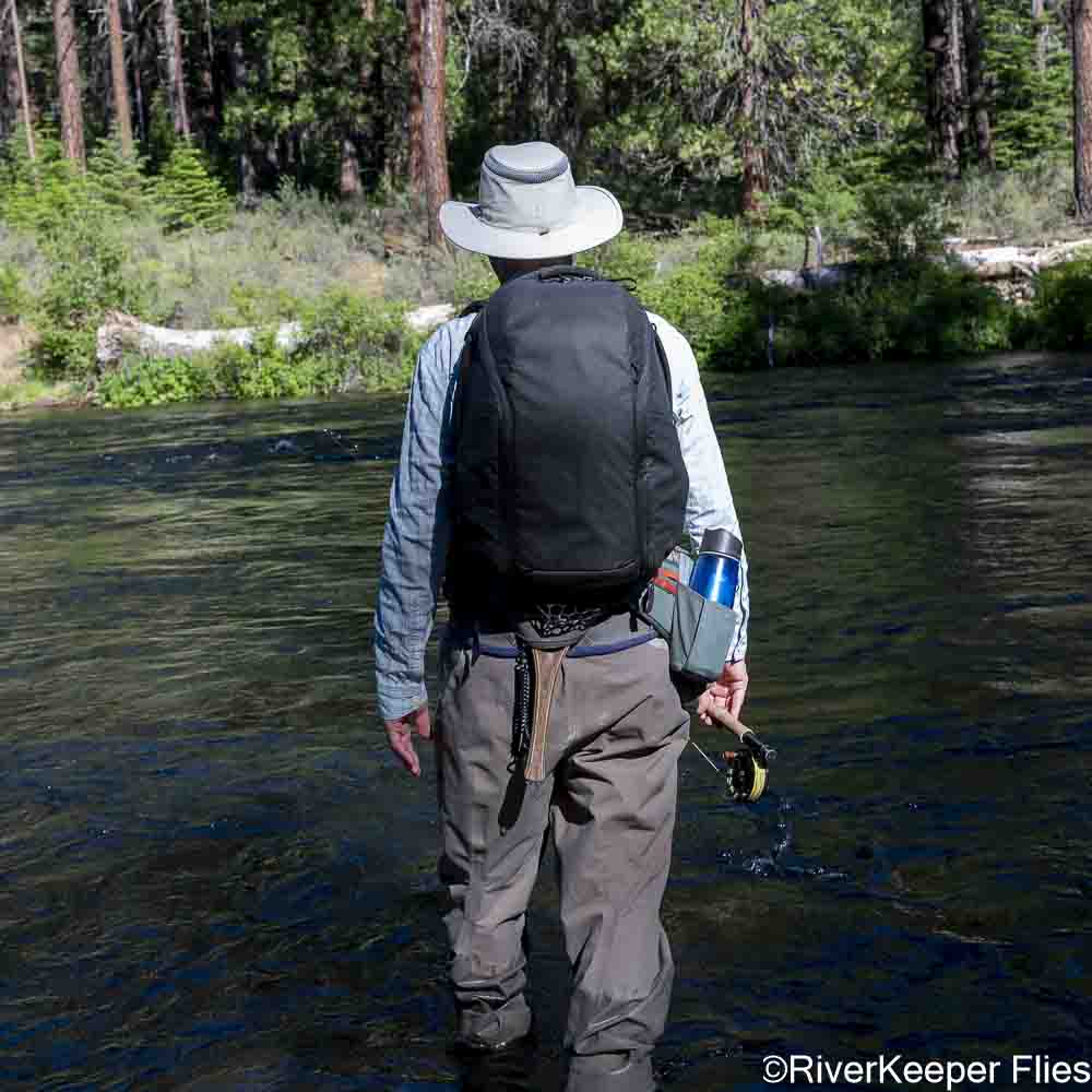Wearing Umpqua Northfork 5L Pack - Back View | www.johnkreft.com