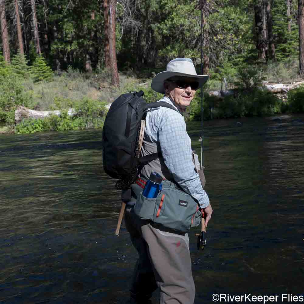 Wearing Umpqua Northfork 5L Pack with Backpack | www.johnkreft.com